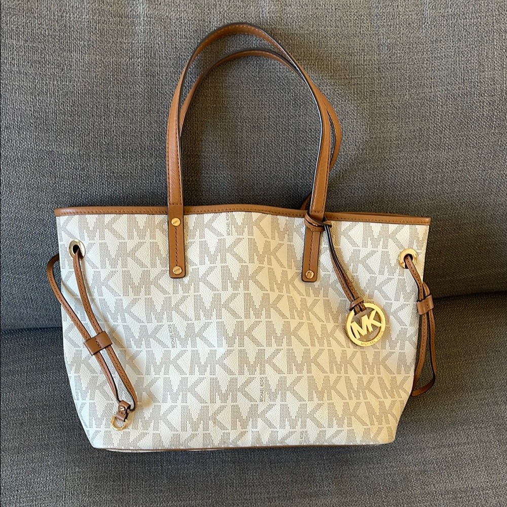 Michael Kors Beige Tote Bag